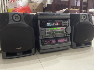 成色不错 日本原装 爱华K77组合音响 功能全好 板正