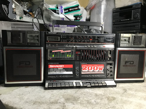 日本原装进口夏普939收录机，功能全好的，音质棒