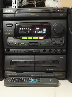 爱华NSX-550G，N550经典组合音响，功能全好的，带原配遥控器