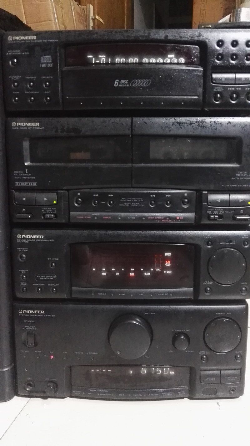 二手Pioneer/先锋4分体高保真组合音响SX-P730可外接电脑\手机