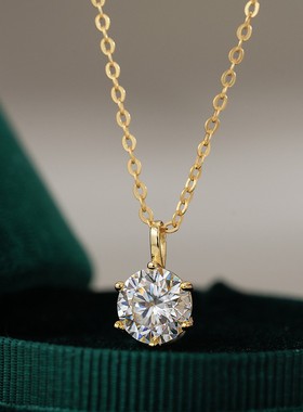 轻奢闪钻锆石吊坠钛钢项链锁骨链