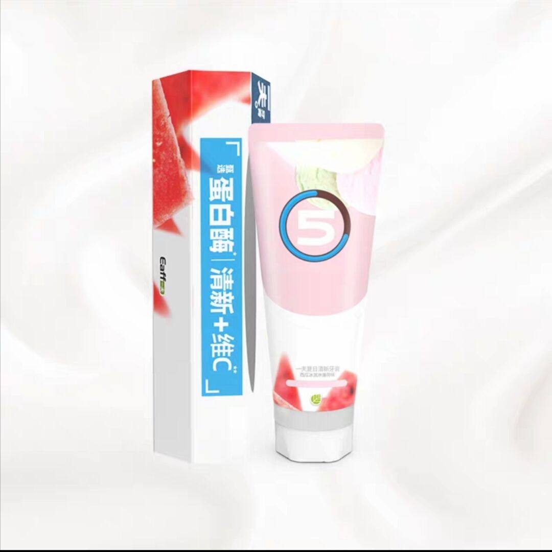 一夫维C护龈牙膏西瓜冰淇淋薄荷