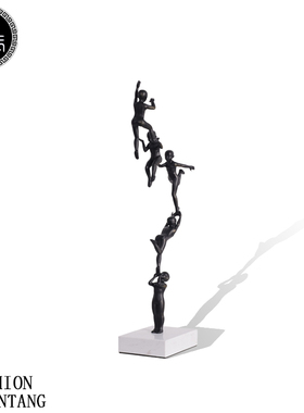铝合金装饰现代客厅抽象人物