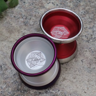 7075镶环 迷你版 高级小尺寸竞技比赛专用yoyo 始源蓝宝石 悠悠球