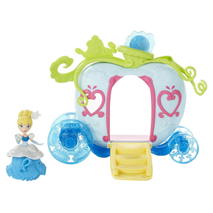 出口原装正品公主灰姑娘南瓜马车贝儿茶壶场景儿童女孩过家家玩具