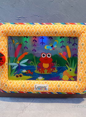 专柜正品Lamaze婴儿拉玛泽 池塘音乐安抚床铃床挂带灯光儿童玩具