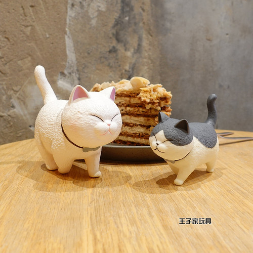 特价治愈系小喵猫咪手办模型微瑕
