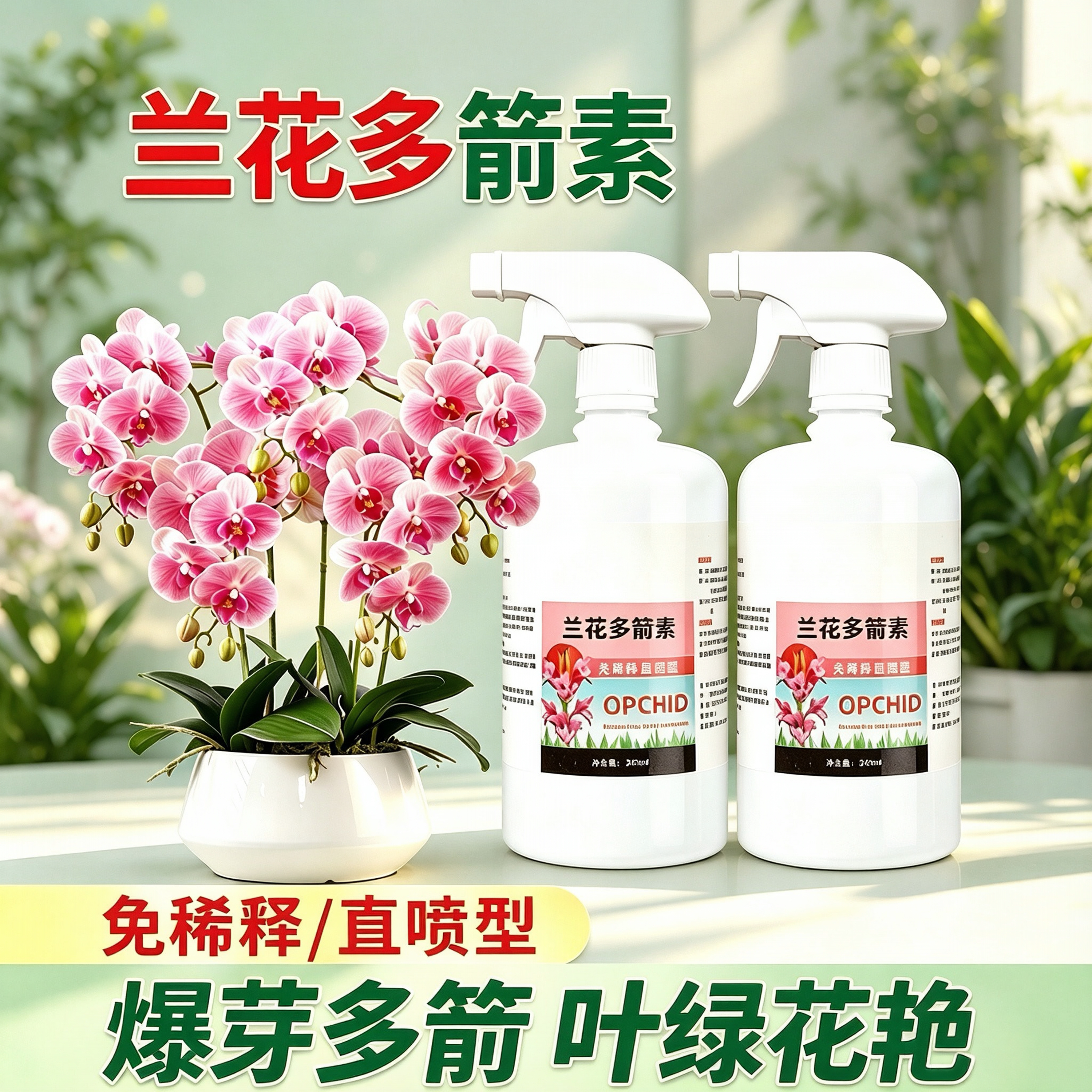 兰花专用促花增箭水溶肥多箭素图片