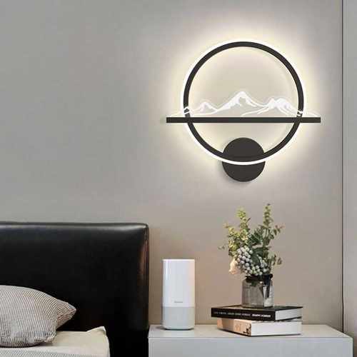 led壁灯轻奢现代简约客厅背景墙壁灯个性创意设计师网红卧室床头