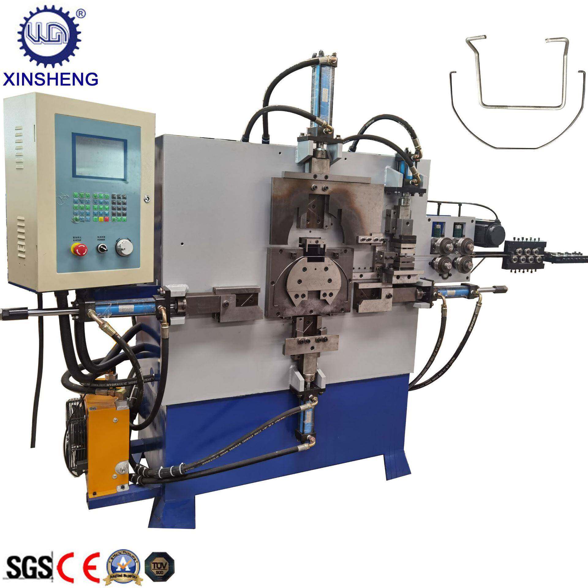 水桶把手桶钩机桶钩成型机桶提手成型机涂料桶提梁折弯机