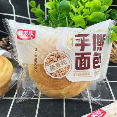 味美欣手撕面包木糖醇燕麦味