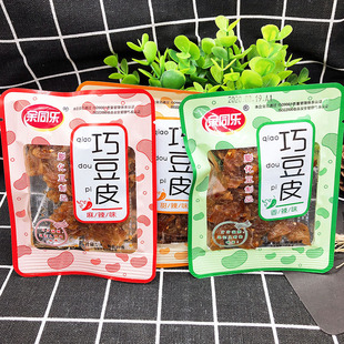 余同乐巧豆皮素肉辣条味辣皮辣片麻辣小零食豆干小吃香辣味豆制品