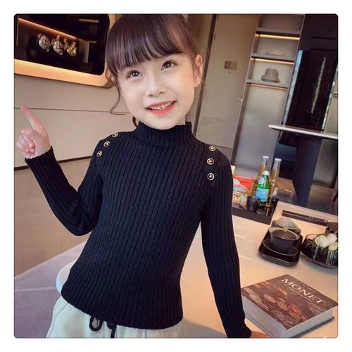 女童测试推荐毛衣女童中领打底