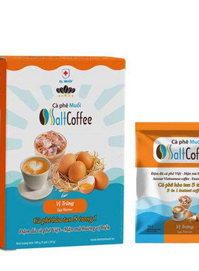 越南代购SaltCoffee海盐咖啡椰子哈蜜瓜榴莲5合1鸡蛋咖啡速溶4in1