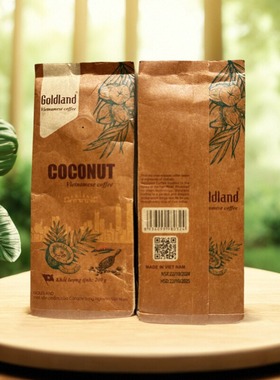 越南代购Goldland coffee coconut椰子咖啡粉麝香猫WEASEL咖啡粉