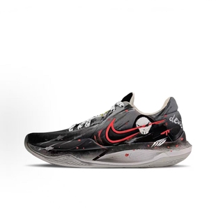 球鞋定制Nike Precision 6 惩戒血祭 黑灰百搭缓震男子实战篮球鞋