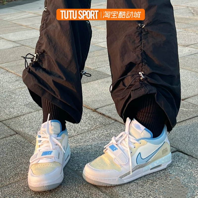 球鞋定制 Air Jordan Legacy 312 Low海盐饼干女子低帮复古篮球鞋