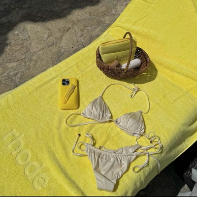 rhode海莉夏季限量柠檬鸡尾酒唇膏唇釉lemontini新品腮红tan line