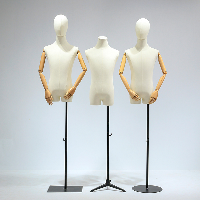 男模特道具半身男装店西服展示架