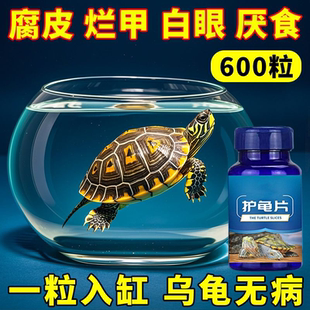 护龟片乌龟消毒片专治腐皮烂甲白眼病厌食净化水质杀菌宠物消毒液