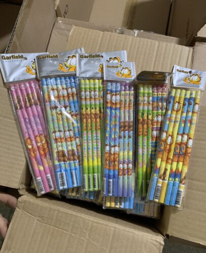 加菲猫铅笔小学生写字练字笔创意可爱卡通铅笔HB好书写环保铅笔