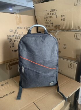外单笔记本电脑包双肩包极简男女学生书包差旅背包大容量耐磨抗刮