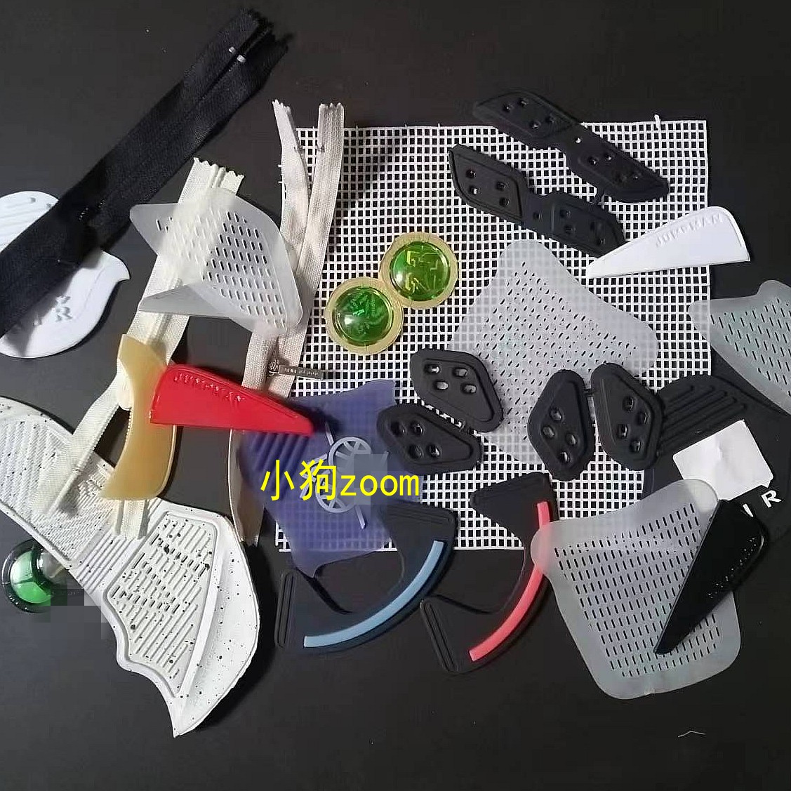 新品系列飞人配件侧网fog鞋扣