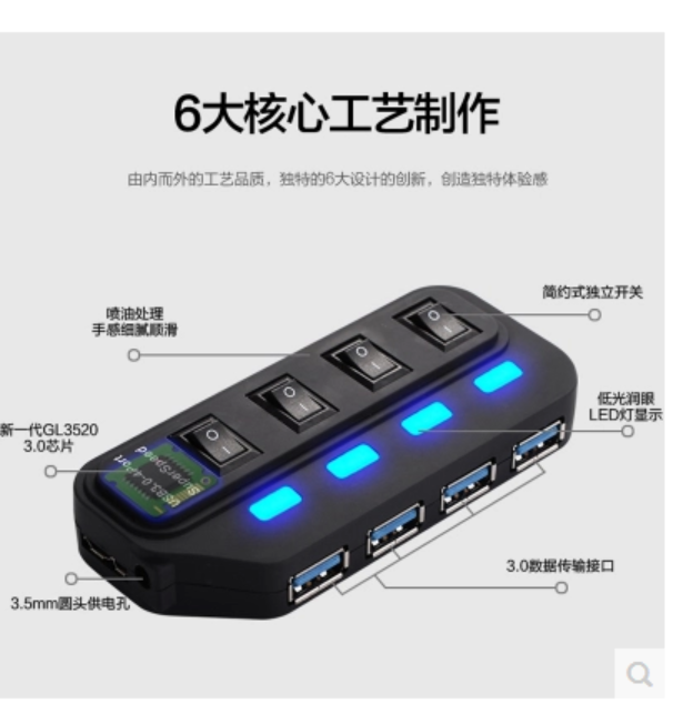 Hub USB - Ref 364214 Image 3