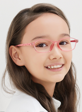 儿童小学生近视弱视远视眼镜框轻型青少年实体配眼镜P53002防蓝光
