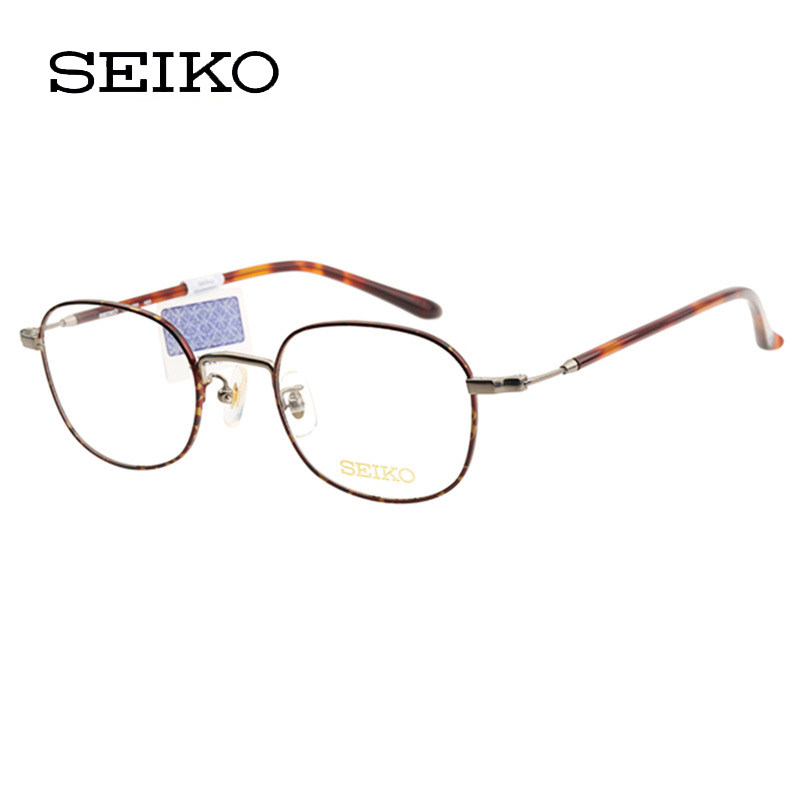 超轻纯钛近视眼镜框时尚女精工