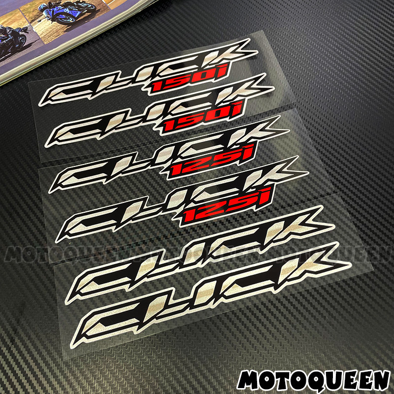 适用本田click 125i 150i贴纸摩托车车身外壳改装饰反光贴拉版花