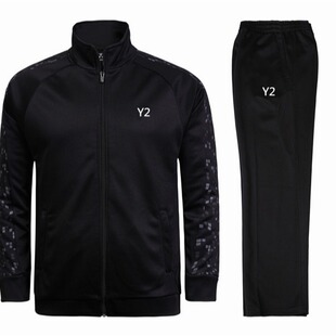 新款秋冬装羽毛球套装拉链外套长裤休闲运动女儿童训练服2101