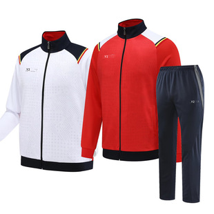 新款羽毛球服套装女运动服秋冬装国家队儿童比赛训练服外套608