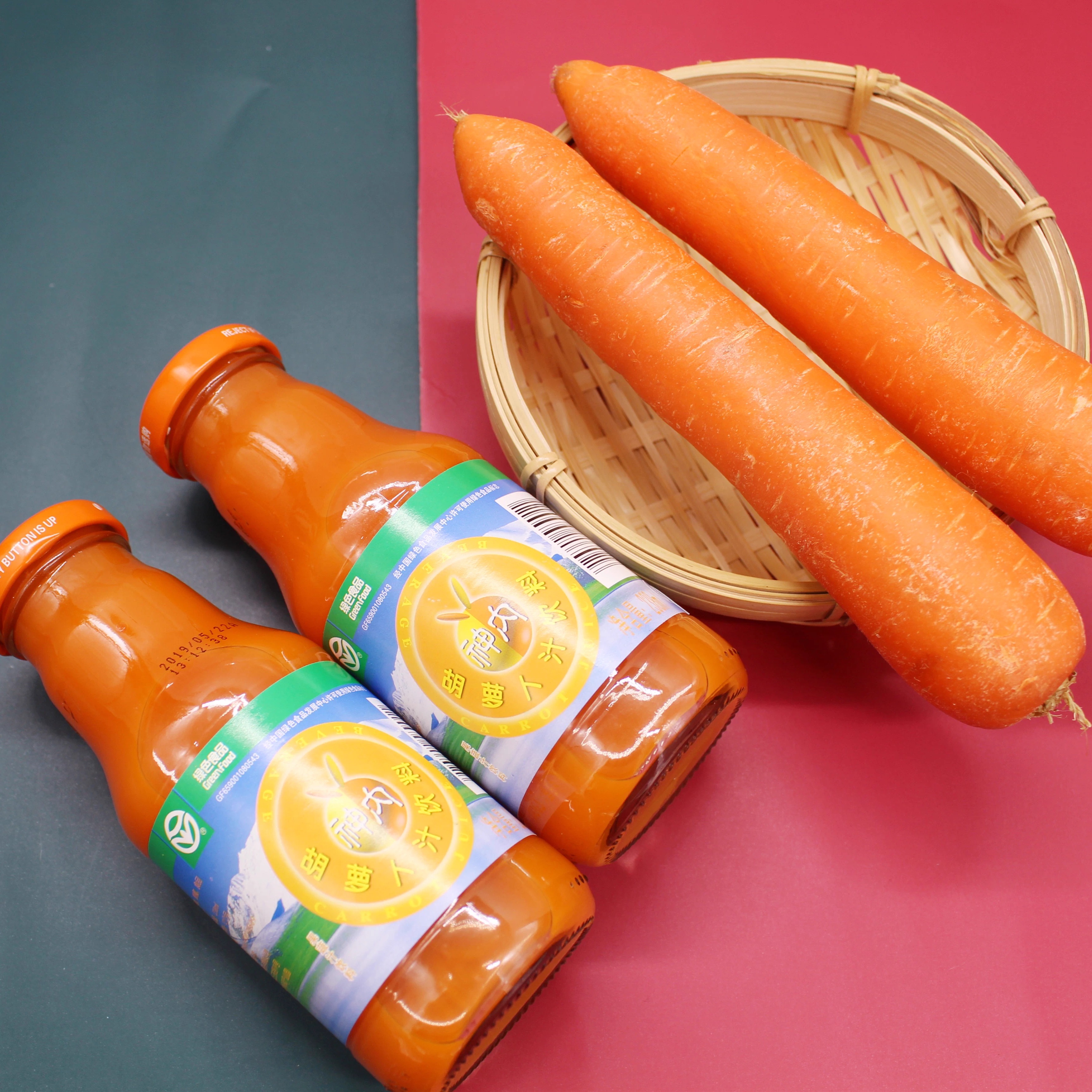 238ml*6瓶浓稠低脂健康胡萝卜汁
