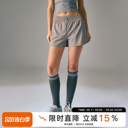 跑步短裤女透气速干运动裤