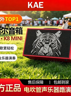 KAE楷尔K8音箱户外舞台路演直播K8MINI电吹管声乐器吉他弹唱音响