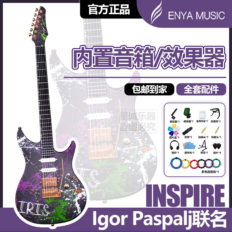 恩雅IgorPaspalj联名款电吉他