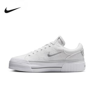 FZ2606 NIKE耐克女鞋 100 LIFT厚底休闲板鞋 LEGACY 2024冬季 COURT