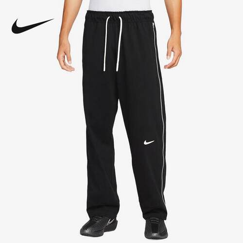 Nike耐克短袖男2025秋季刺绣小标休闲透气运动针织长裤HV1896-010