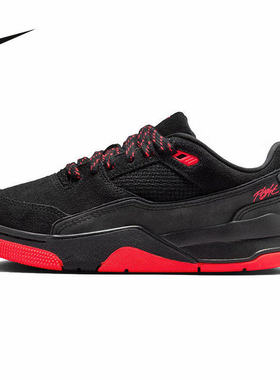 Nike耐克大童鞋2026春JORDAN FLIGHT COURT (GS)休闲鞋HF3333-011