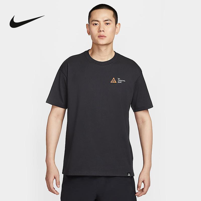 NIKE耐克短袖男25夏季ACG户外运动圆领透气印花半袖T恤HJ0801-010