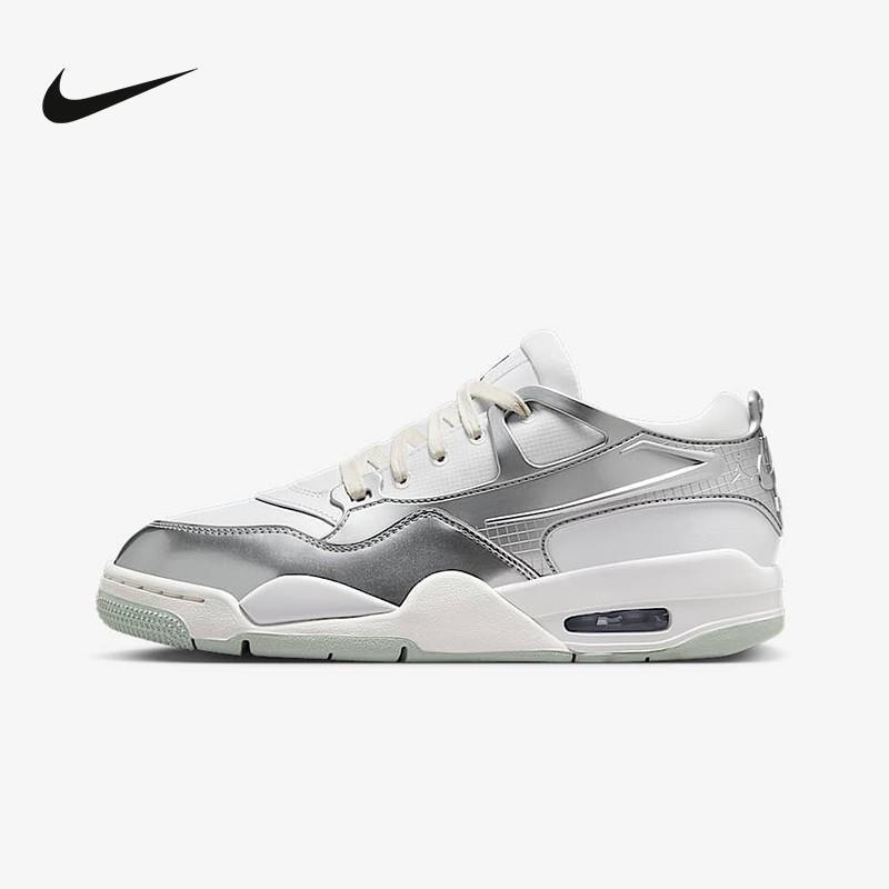 NIKE耐克女鞋2025春季AIR JORDAN 4 AJ4低帮运动休闲鞋HV5972-101