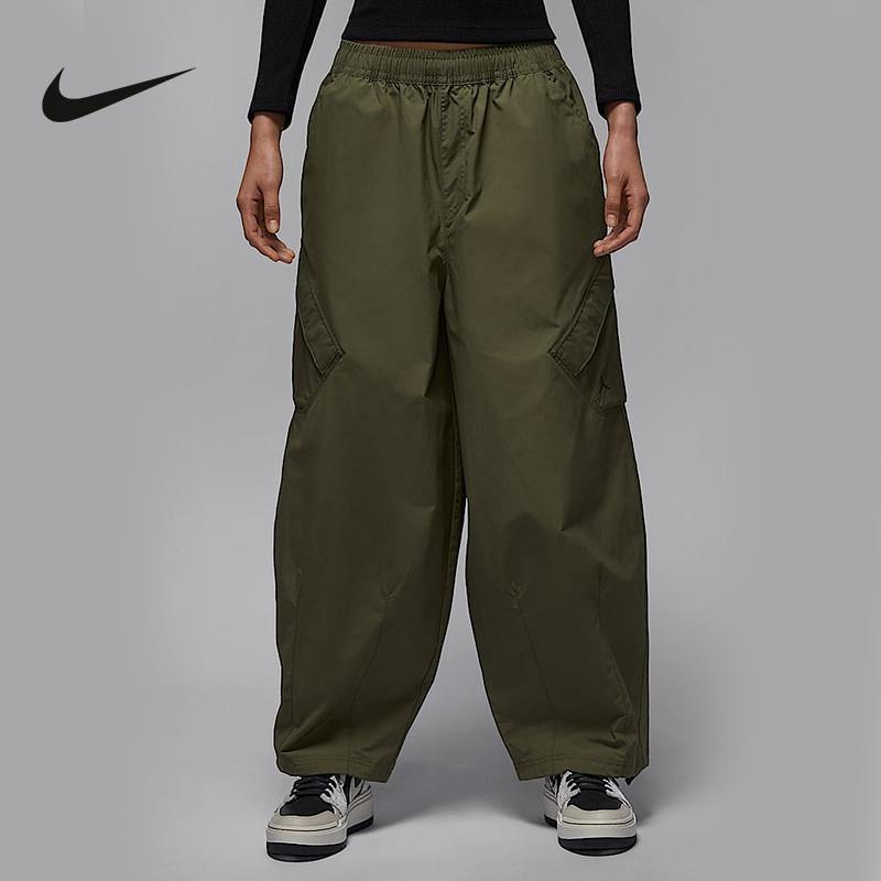 NIKE耐克女裤25夏季Jordan多口袋运动休闲梭织宽松长裤HM6145-222图片