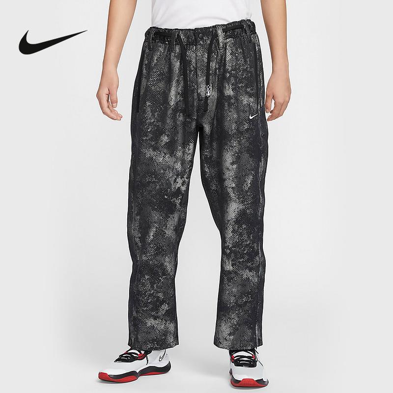 Nike耐克男裤2024冬季新款防泼水梭织防风运动直筒长裤FZ0649-010