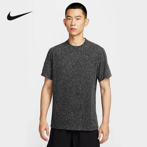 Nike耐克运动短袖男2025秋季运动休闲跑步训练速干T恤HV0436-010