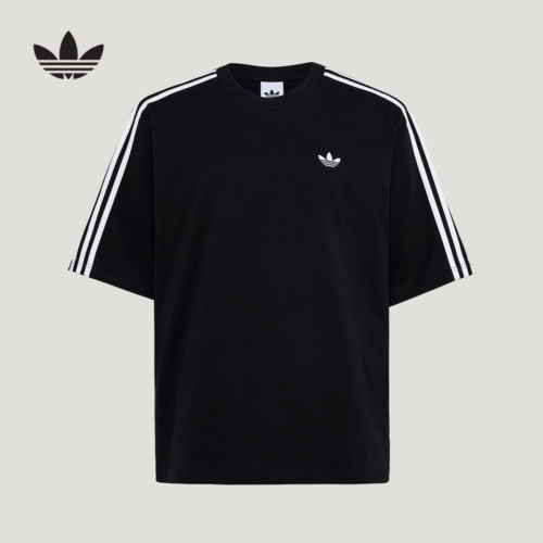 adidas阿迪达斯短袖男2026夏季休闲宽松圆领透气T恤KG6331 KG6334