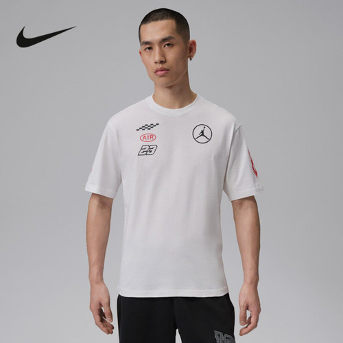 Nike耐克运动短袖男装2026夏季Jordan休闲宽松透气T恤 IR7001-100