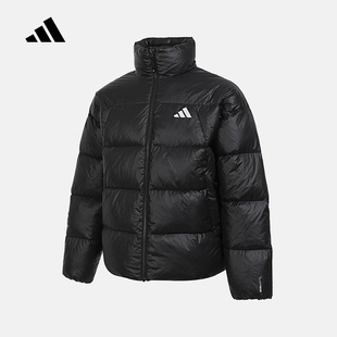 阿迪达斯男子羽绒服2025冬防风户外运动保暖面包服KQ5497 KQ5498