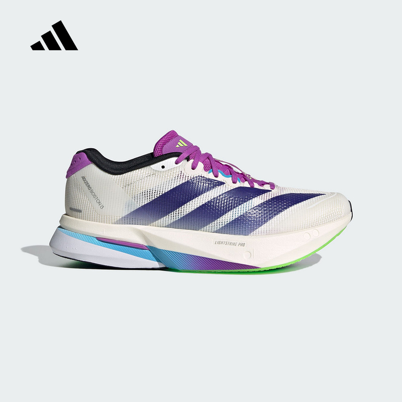 adidas阿迪达斯女鞋2025冬季ADIZERO BOSTON 13运动跑步鞋 JS4953