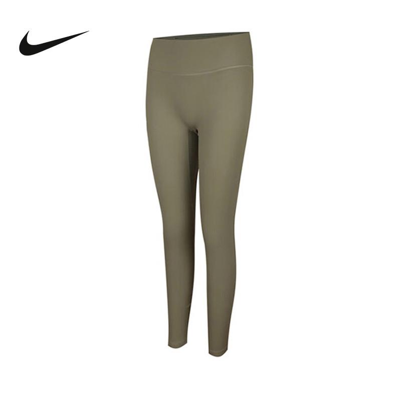 Nike耐克女裤24冬季新款高腰速干瑜伽裤运动紧身打底裤HJ9196-320